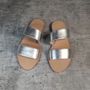 Loeffler Randall Silver Sandals